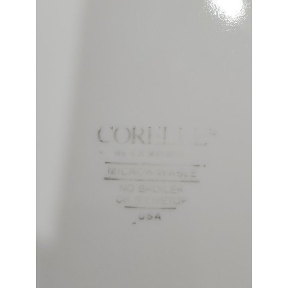 Corelle Corning Winter Frost White Dinner Plates 10.25" Livingware single - Picture 4 of 5